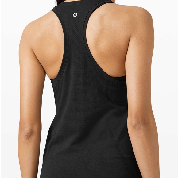 lululemon swiftly tank, black, size 12 - Picture 2 of 6